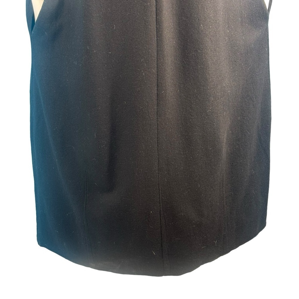 Eileen Fisher 100% Wool Black Dress with Pockets. - Picture 6 of 8